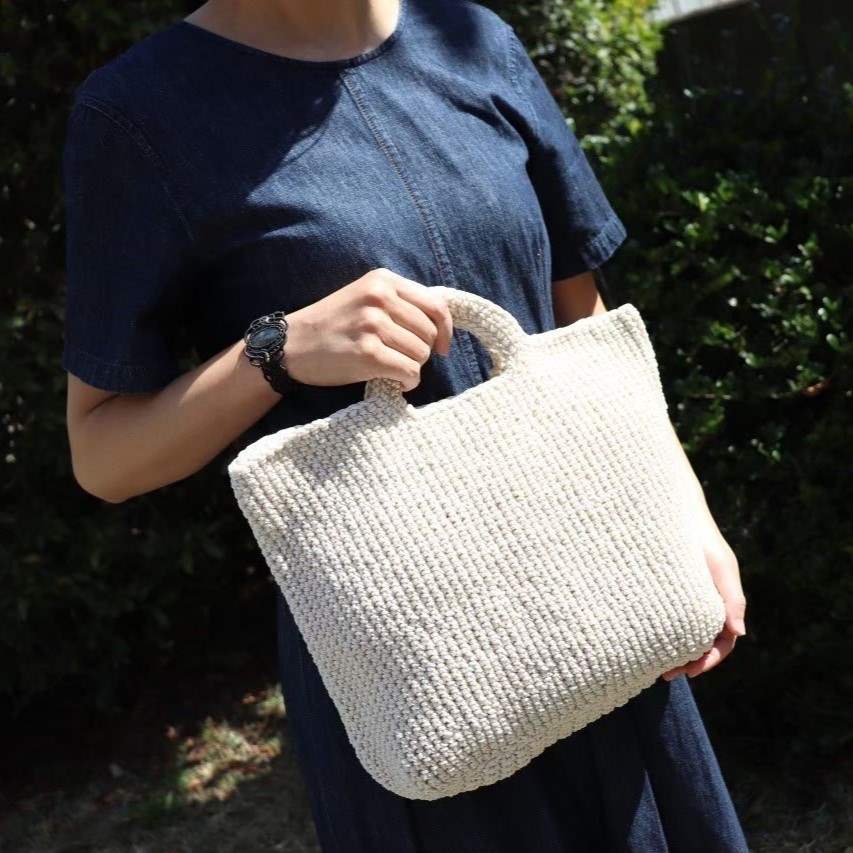 Handmadeハンドバック Beige