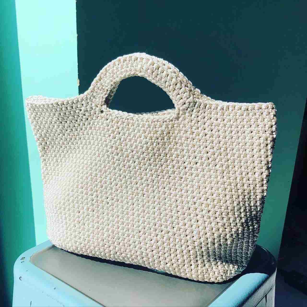 Handmadeハンドバック Beige