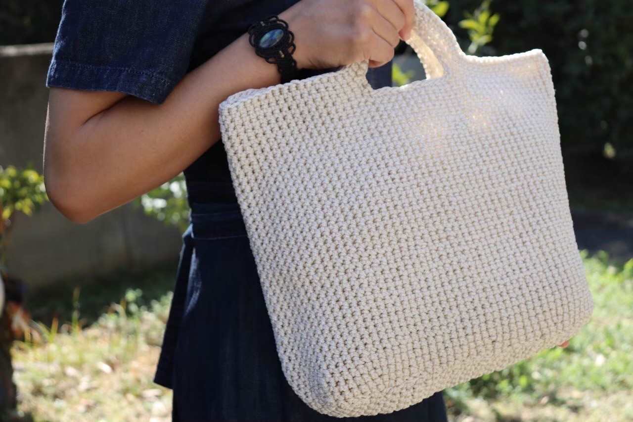 Handmadeハンドバック Beige