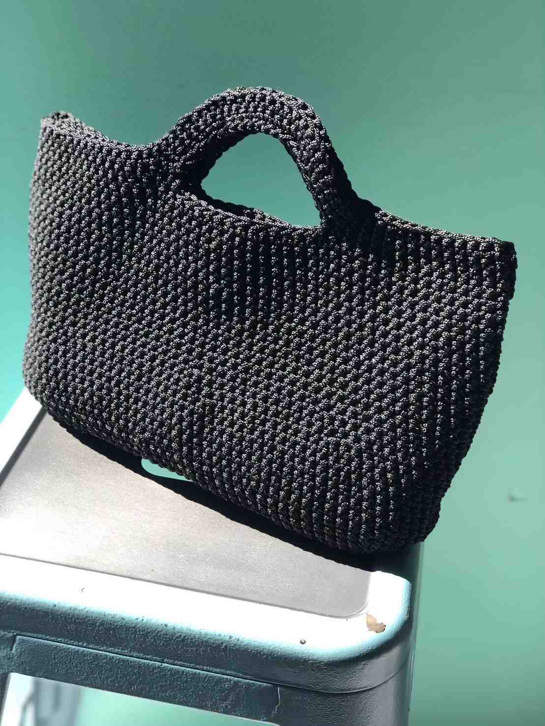 Handmadeハンドバック BLACK