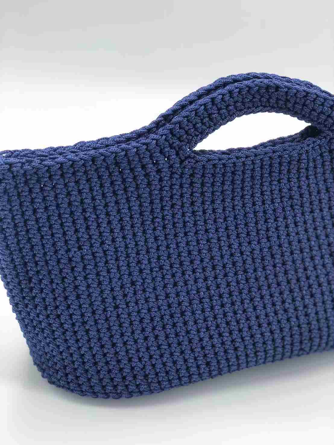 Handmadeハンドバック NAVY