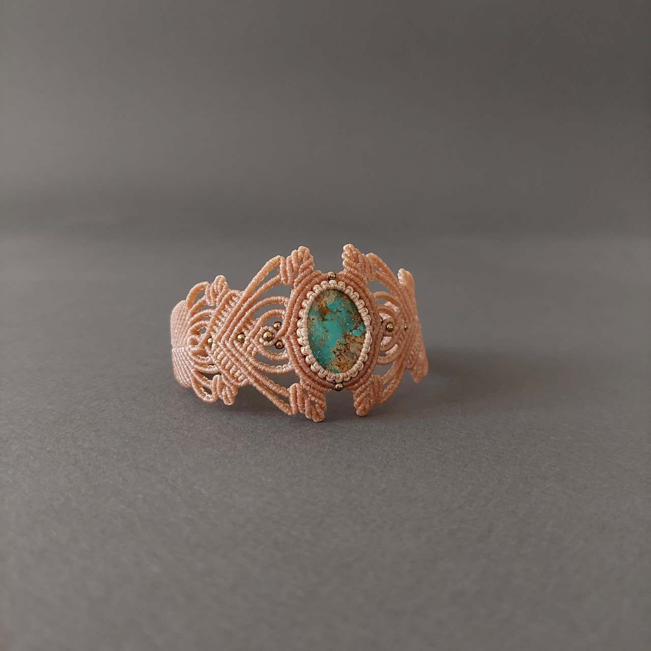 Macramé Bracelet-229BE Turquoise