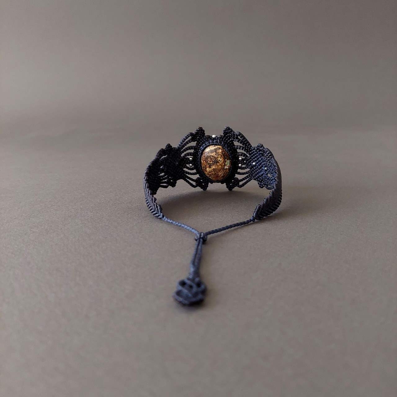 Macramé Bracelet-229BK Turquoise