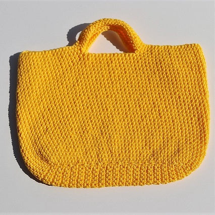 Handmadeハンドバック YELLOW
