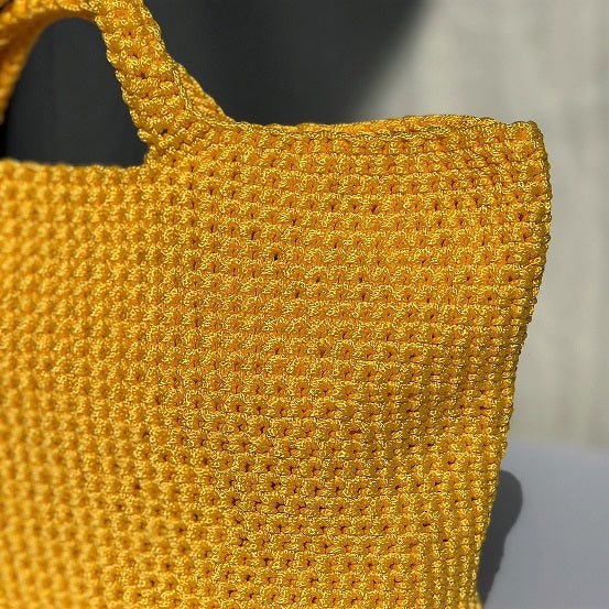 Handmadeハンドバック YELLOW