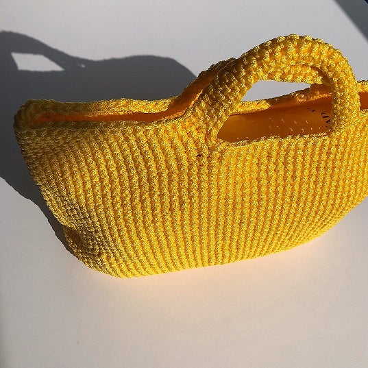 Handmadeハンドバック YELLOW