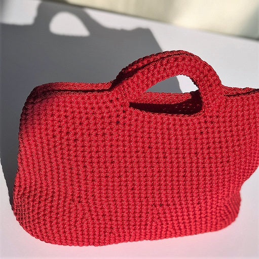 Handmadeハンドバック RED