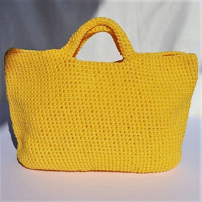 Handmadeハンドバック　YELLOW